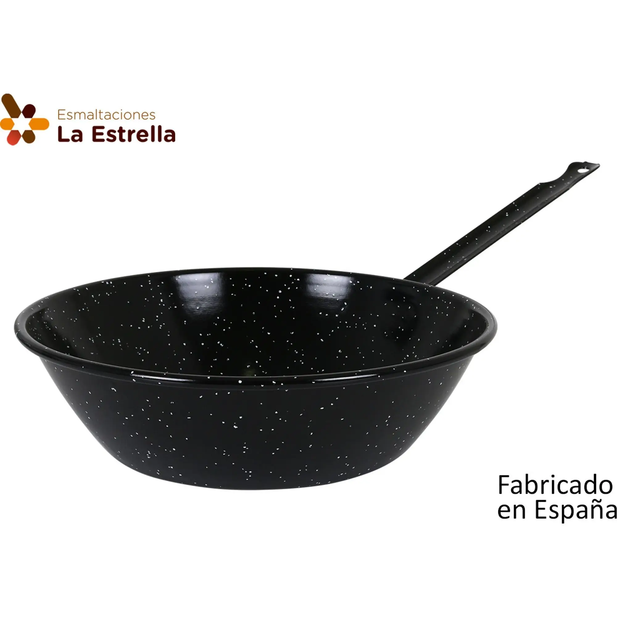 The star-marred frying pan hollow embroidered 28cm, capacity 4-30 litres, vitrified steel-high quality and durability, non-stick-ergonomic handle