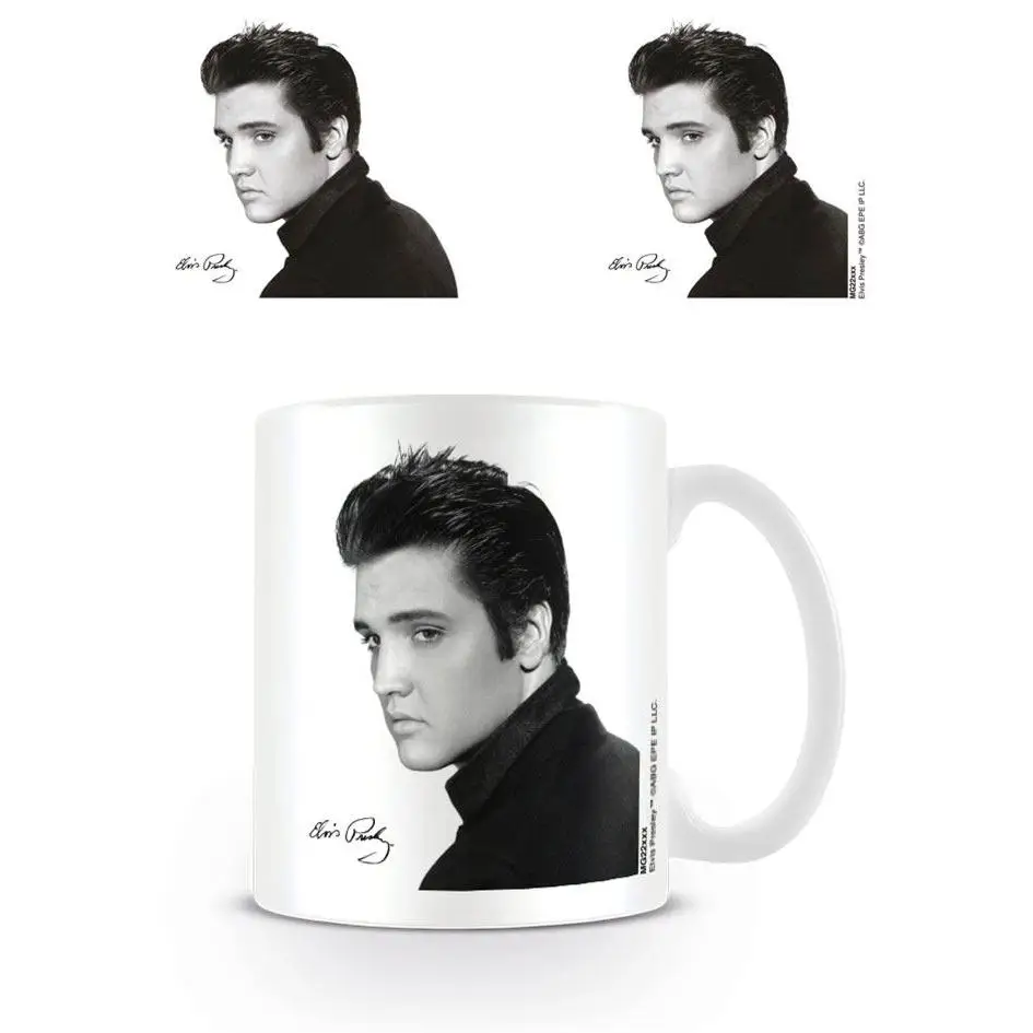 Elvis presley taza portrait