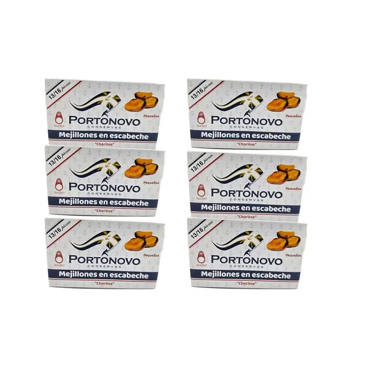 Mejillones en Escabeche "Choritos" (13/16 piezas) – Conservas Portonovo