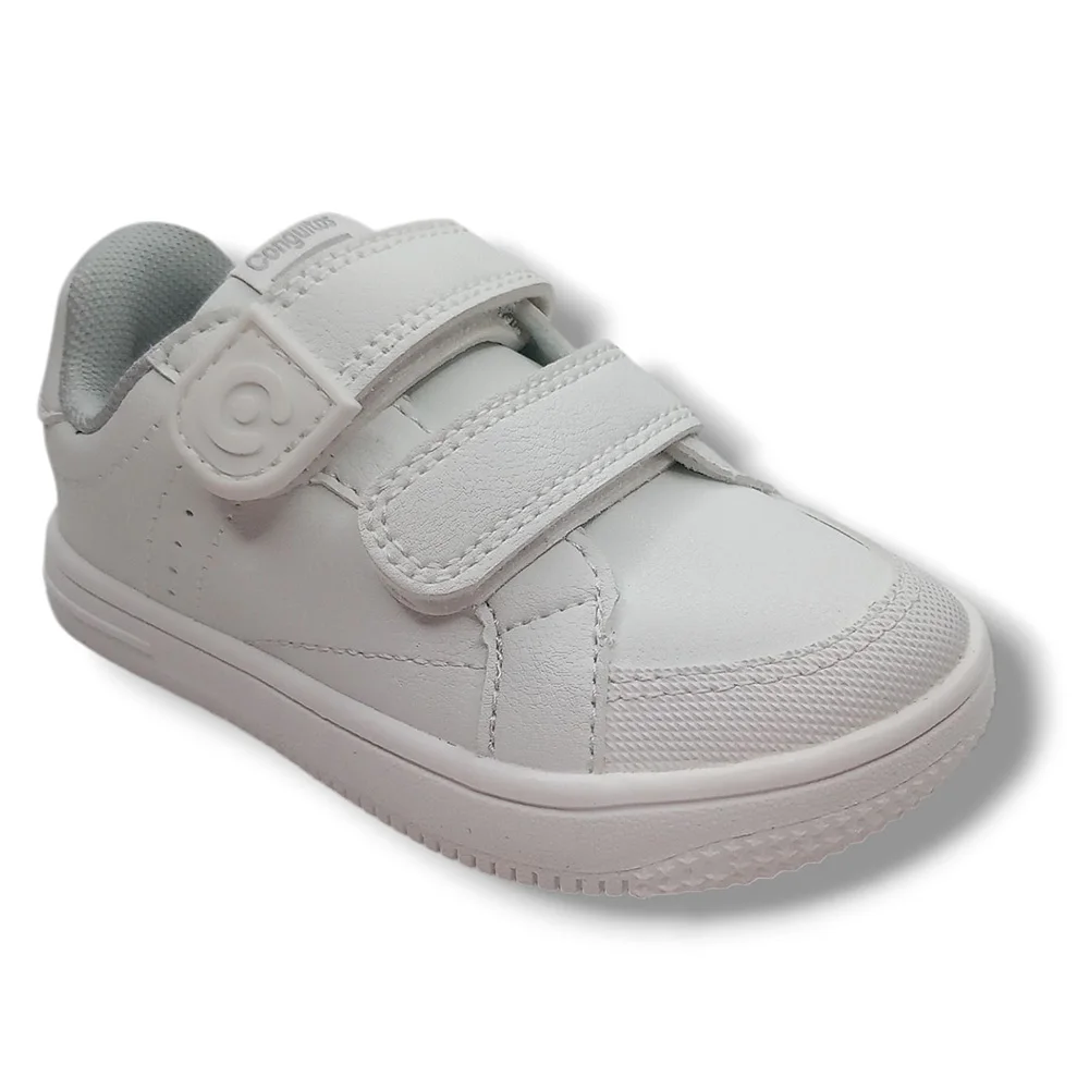Conguitos Deportivas Sneakers Niño Barefoot COSH328001 WHITE BLANCO Respetuoso Zapatillas calzado niños Conguitos Winter ROYALE CORDONETS