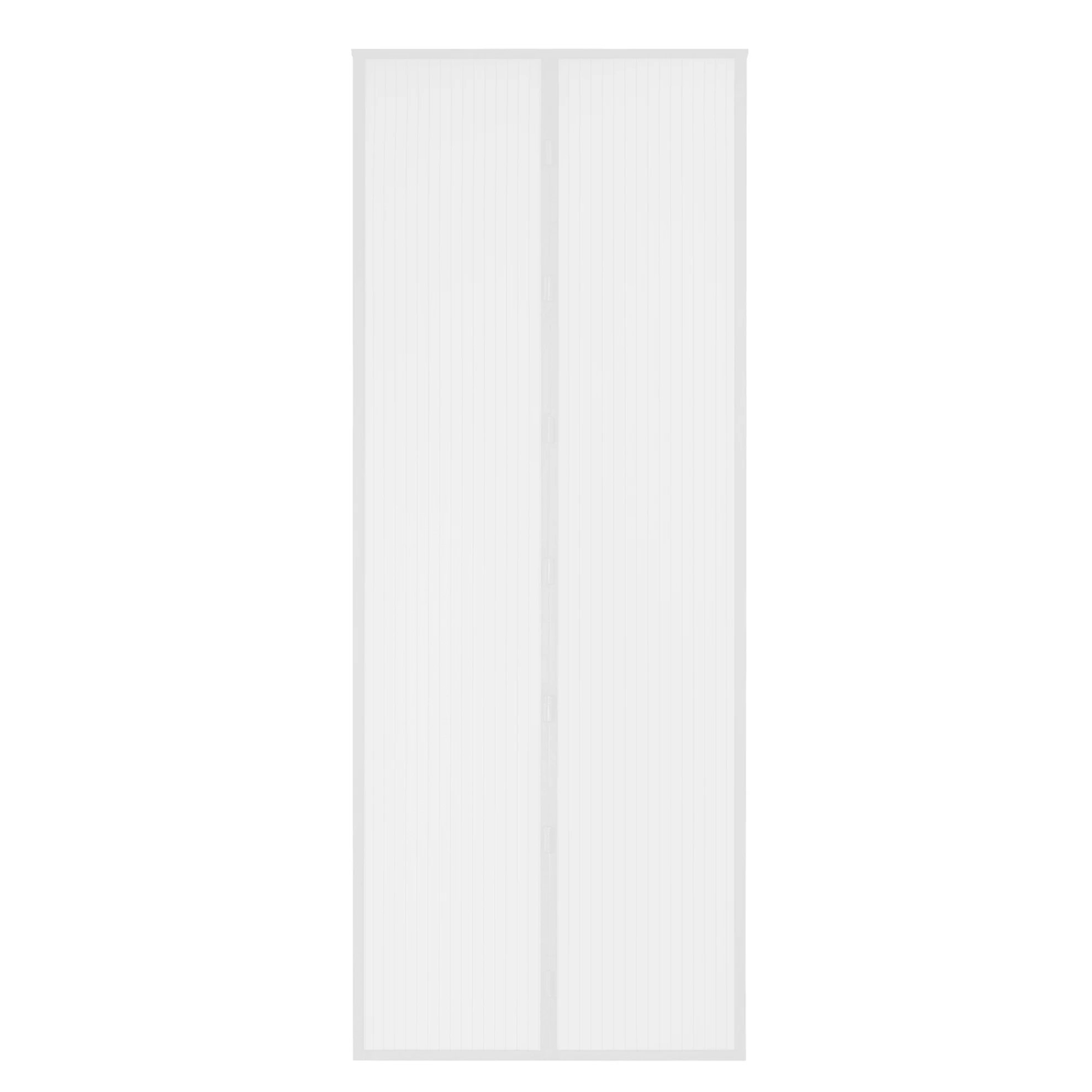 Mosquitera Puerta Magnetica - PINCHO - Mosquitera Puerta Blanca, Cortina Antimoscas, Accesorios Caravana Autocaravanas, Cierre Con Imanes, Instalación Fácil - 120x220 cm, Malla Blanca Lavable