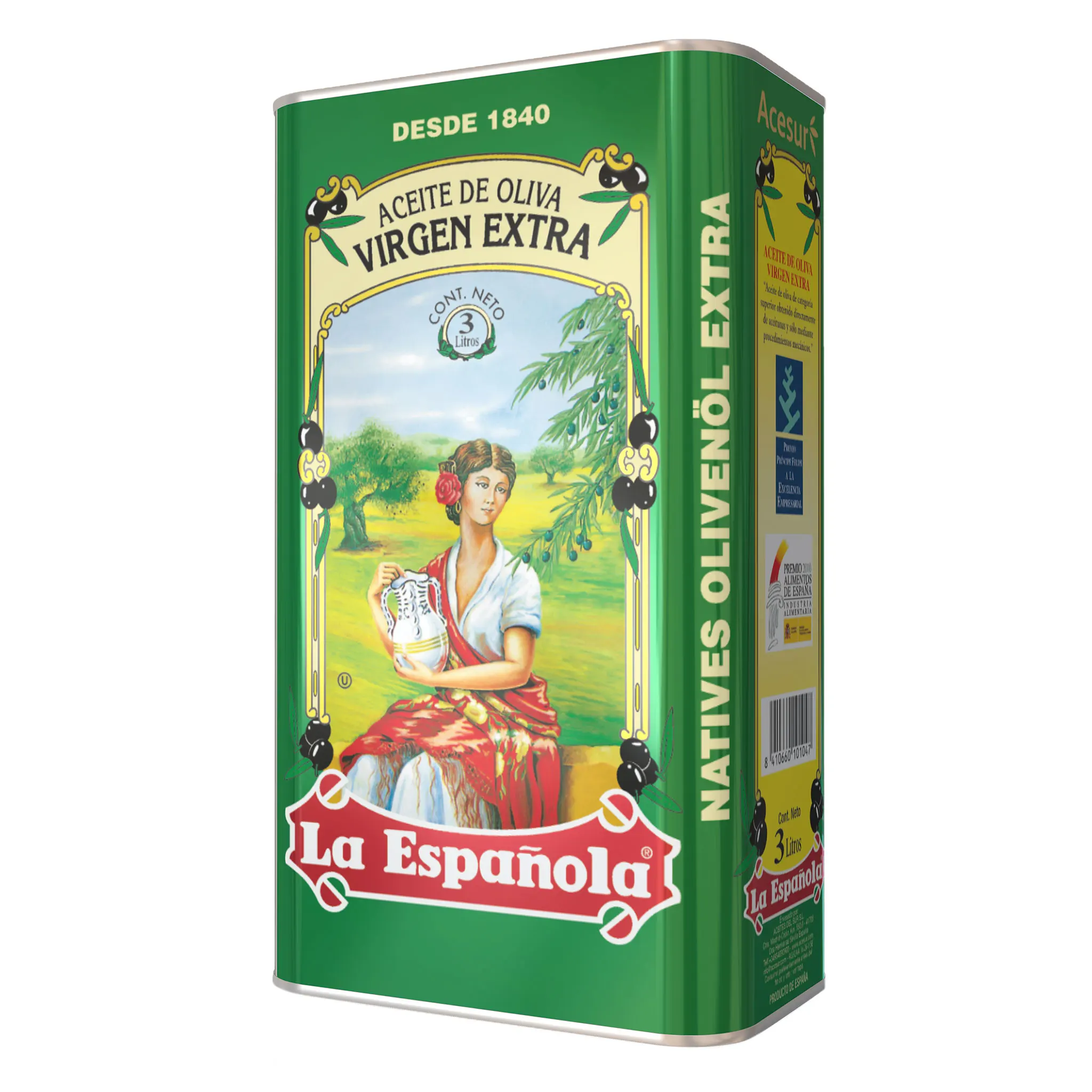 Aceite de Oliva Virgen Extra Lata 3L La Española