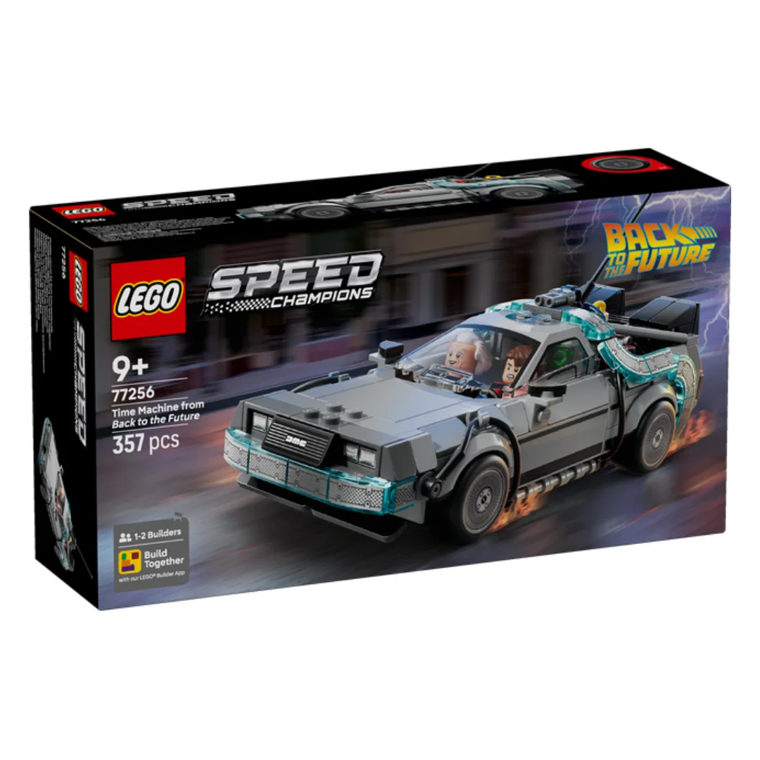 LEGO SPEED CHAMPIONS: REGRESO AL FUTURO - MÁQUINA DEL TIEMPO, DELOREAN, 77256, TIENDA CON LICENCIA OFICIAL, ENVIO EN 24-48 HORAS EN PENÍNSULA, JUGUETES, PELÍCULA, LADRILLOS, BRICKS, PIEZAS, BLOQUES,