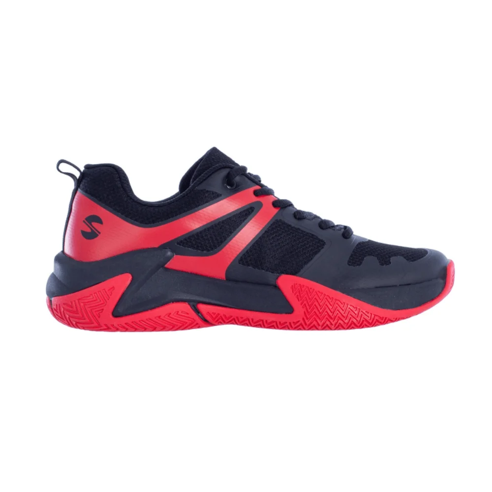 Zapatillas de Pádel Softee Rotatory Negro/Rojo