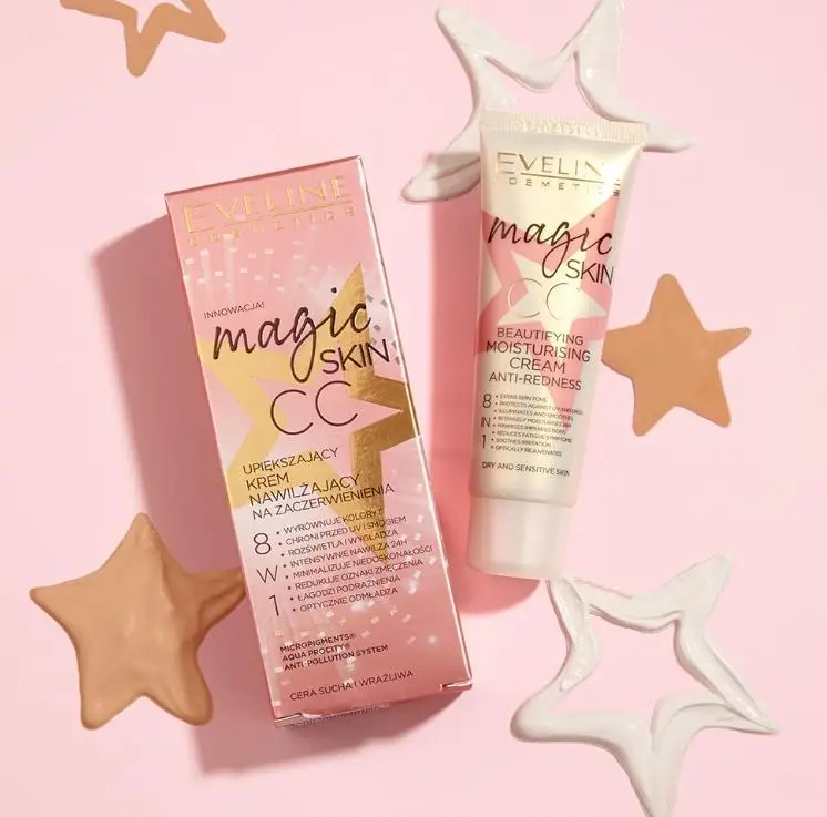 Eveline cosmetics - magic skin cc cream 8 in 1 of 50 ml