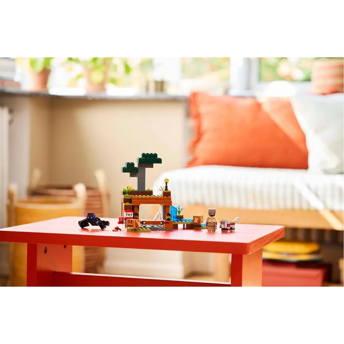 Lego 21269 minecraft the armor's mine, construction toy with spider and wolf figures from the video game, gift for boys and girls ages 8 and up, role play with animals #8