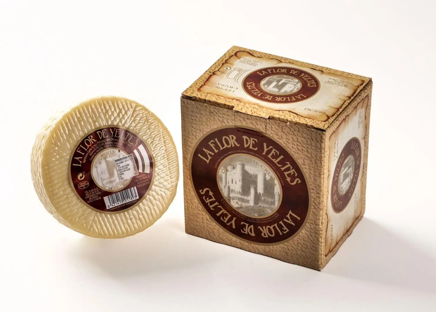 QUESO MEZCLA CURADO MINI 850G APROX FLOR DE YERTE