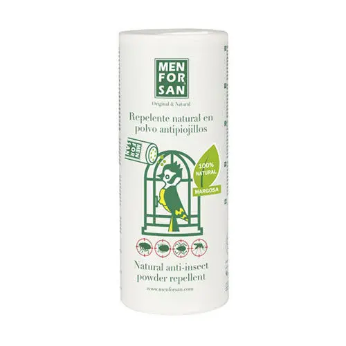 Repelente natural en polvo MENFORSAN 250g antipiojillos para pájaros