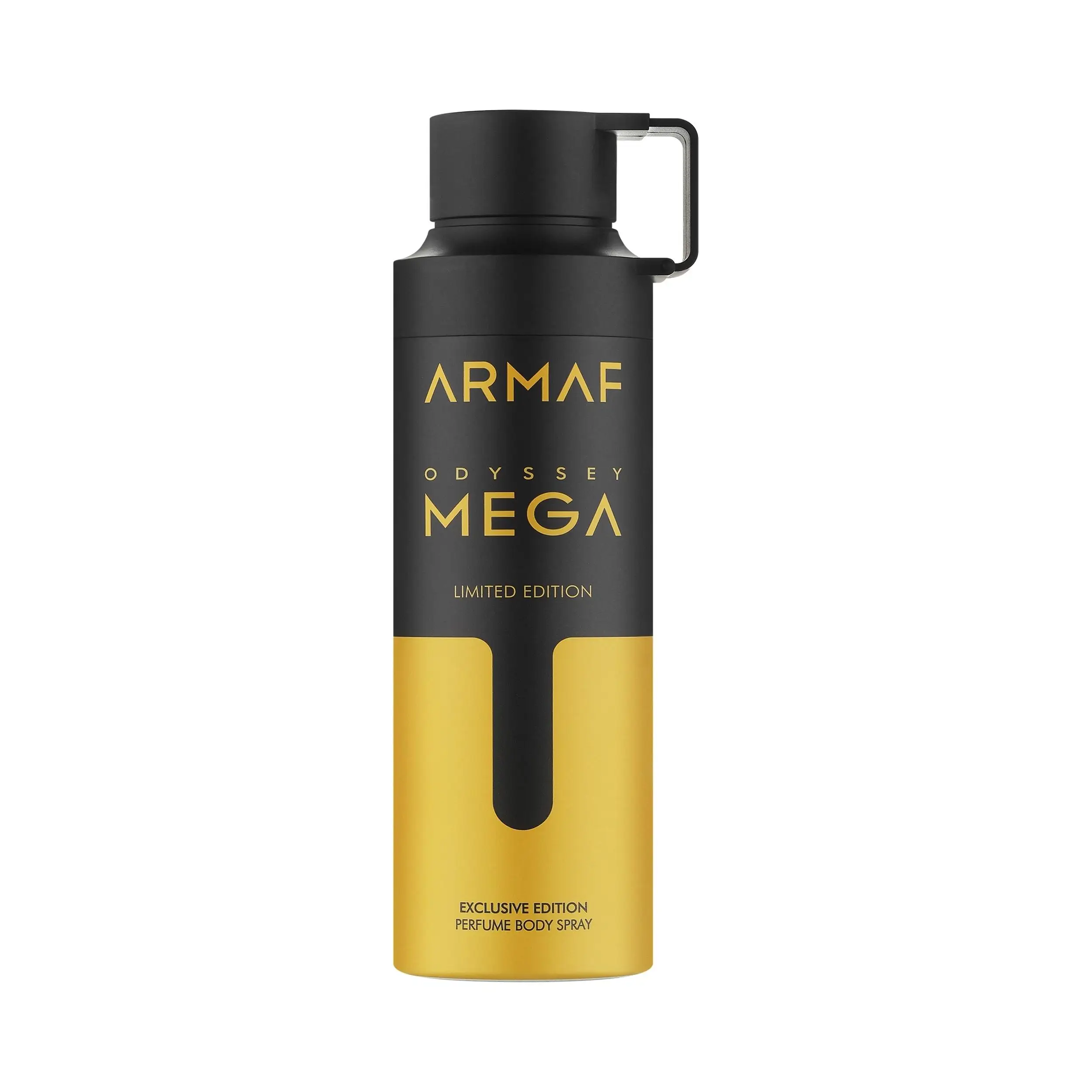 Armaf Odyssey Mega Spray Corporal 200ml Unisex Edición Limitada Fragancia Amaderada Aromática para Hombres Notas de Salida Naranja y Bergamota