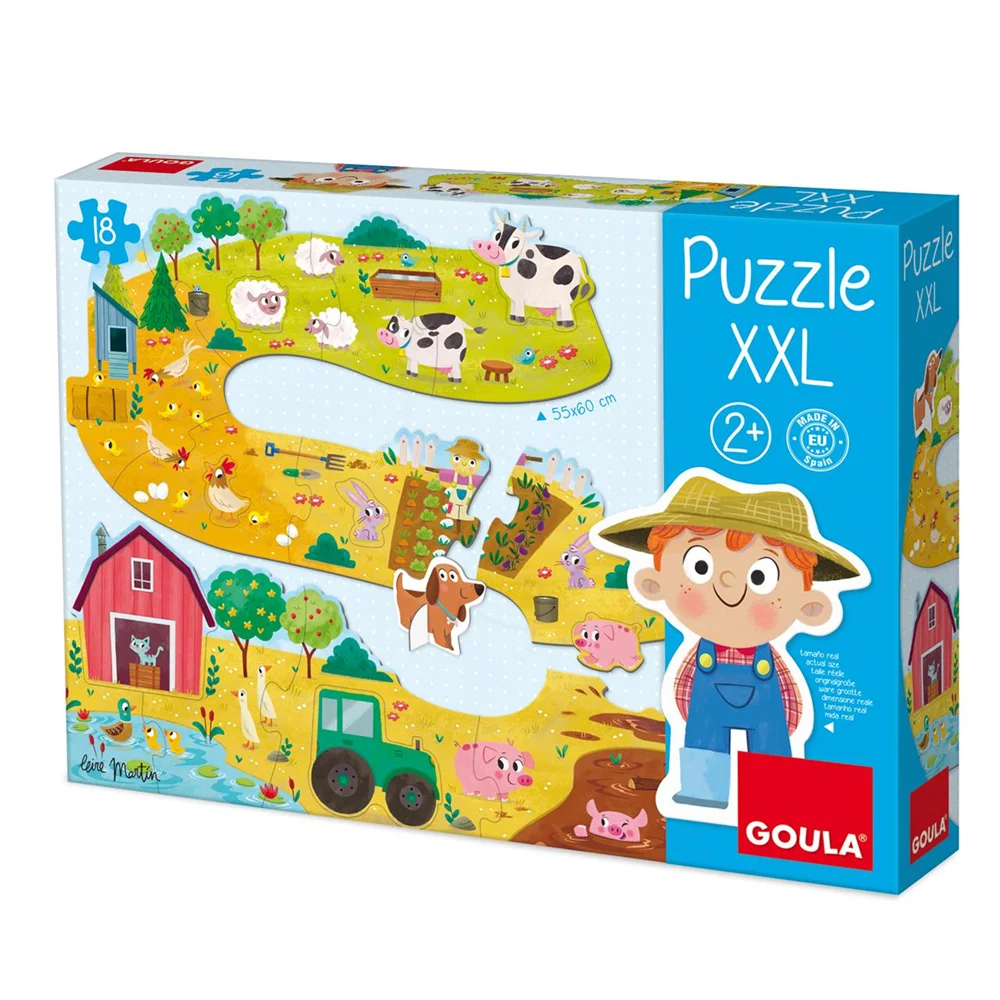 Goula Puzzle Xxl Granja 18 Piezas - Imagen 4