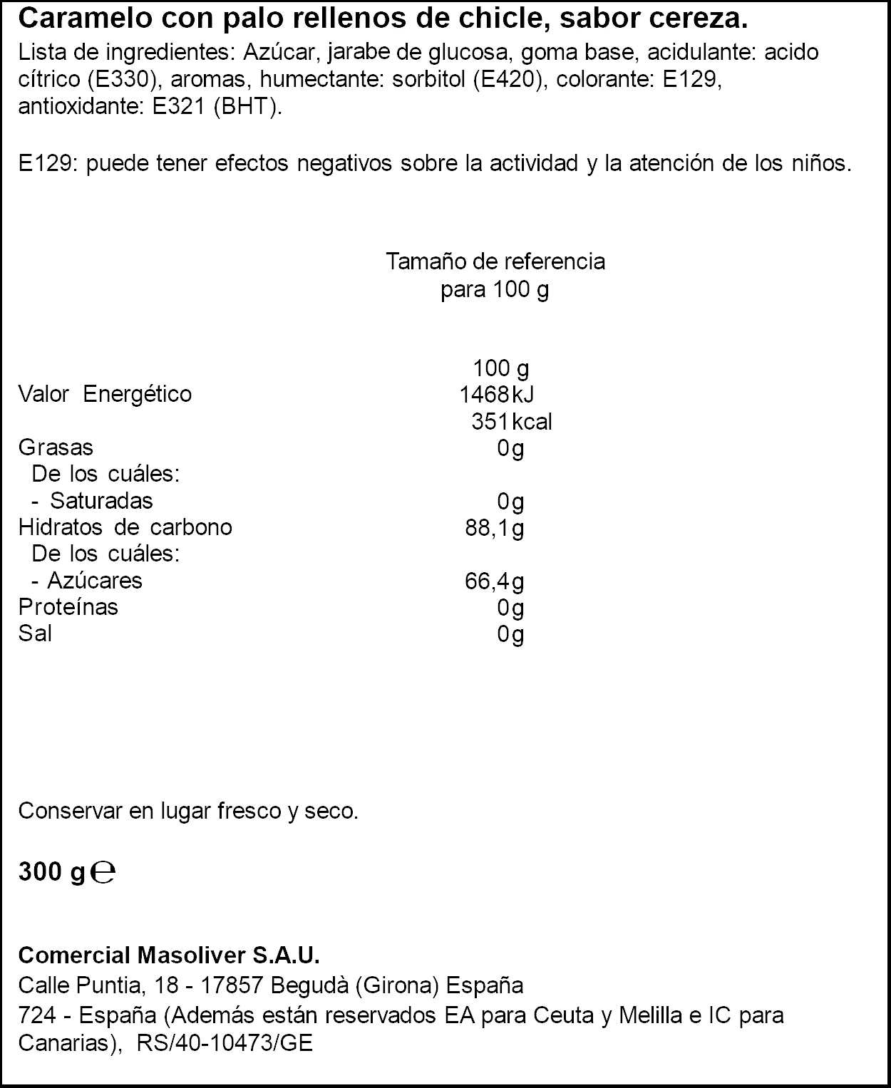 Kojak cherry box 20 units 15 grams