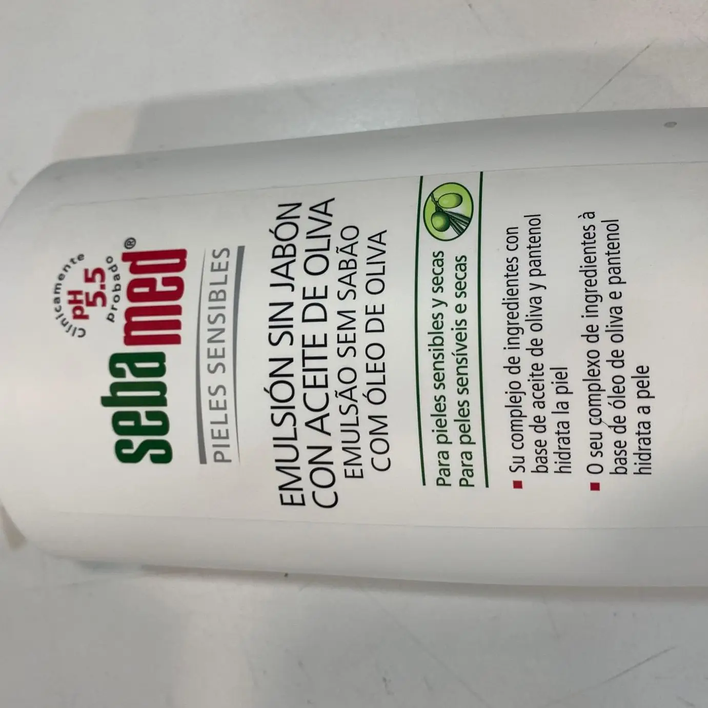 EMULSION SIN JABON CON ACEITE DE OLIVA 750  ML