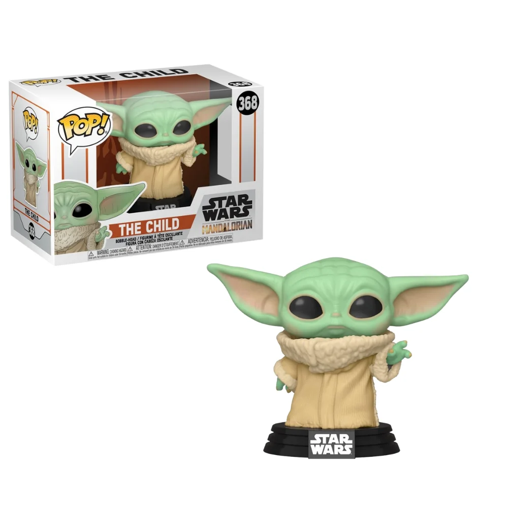 FUNKO POP! STAR WARS THE MANDALORIAN - BABY YODA (THE CHILD), GROGU, 48740, Nº368 TIENDA CON LICENCIA OFICIAL, ENVÍO 24-48 HORAS PENÍNSULA, FIGURA CABEZONA DE VINILO 100% ORIGINAL
