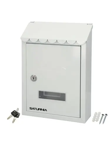 Wolfpack exterior mailbox residence white 205 x 300 x 70 mm