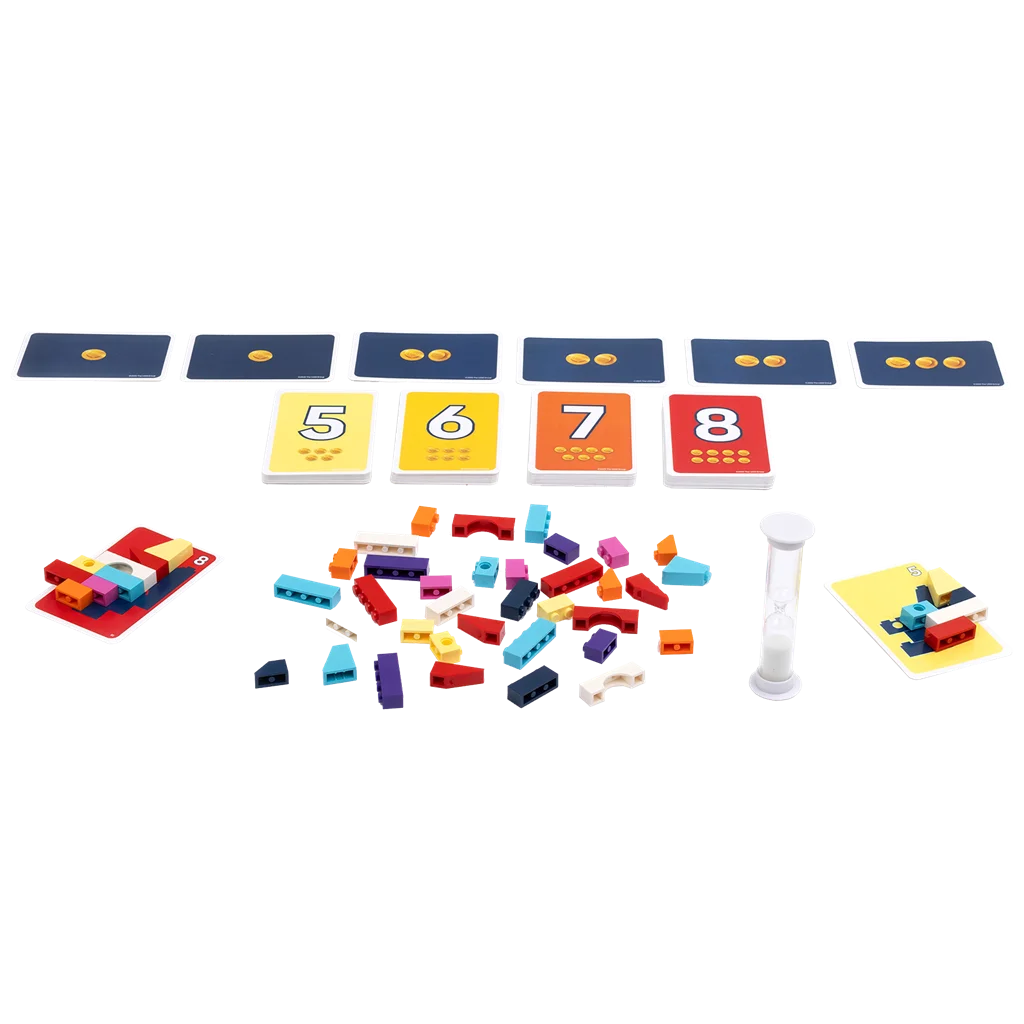 Asmodee - brick like this! The official lego game - party game - 15 mins - 2-8 players - + 7 years - spanish and portuguese