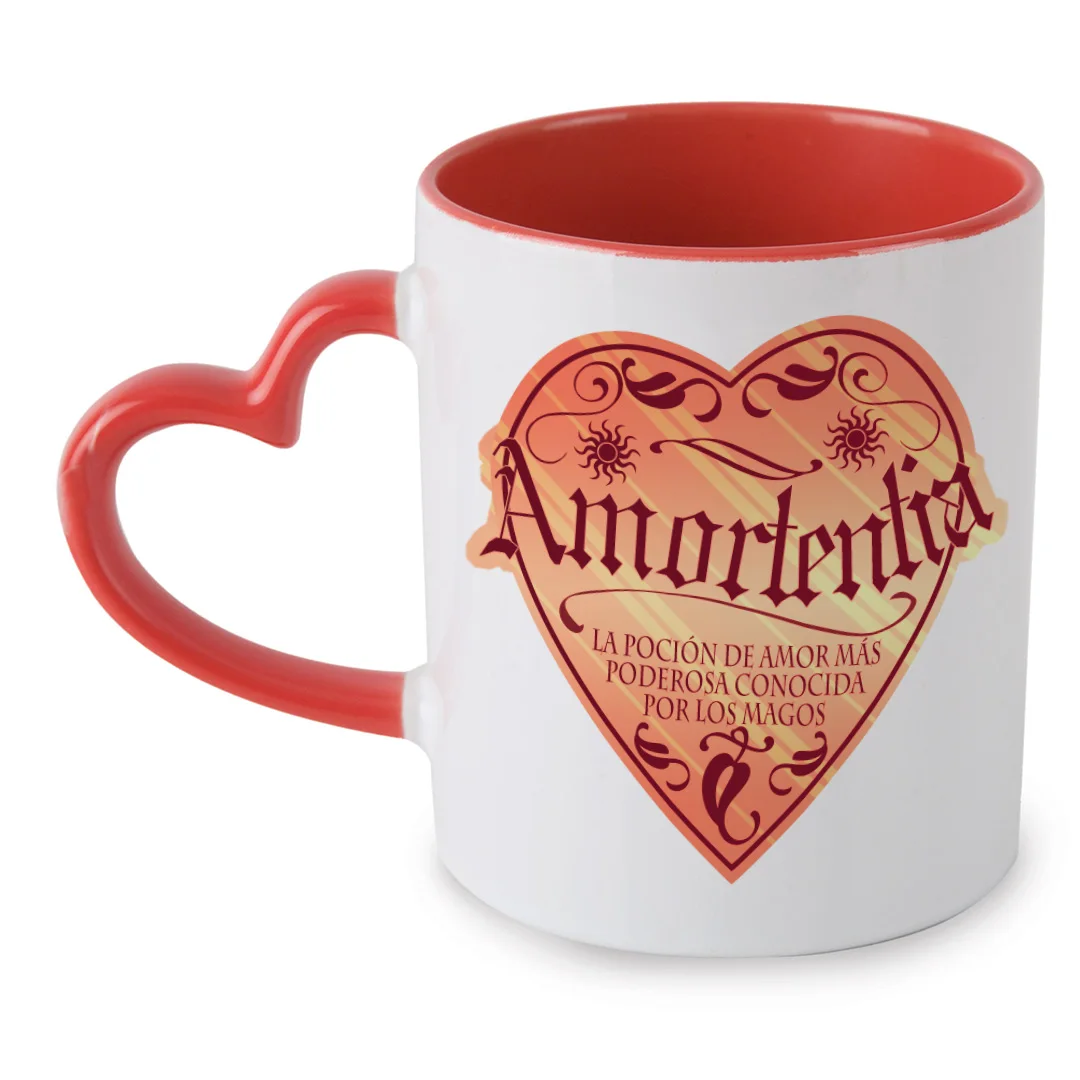 AKARURE - Taza asa corazón poción “Amortentia” – Regalo Original para Parejas, Aniversario y San Valentín