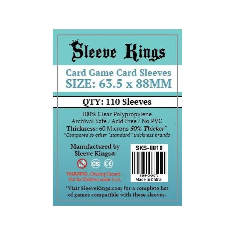 Sleeve Kings TamaÃ ± o Standard 63,5x88mm covers