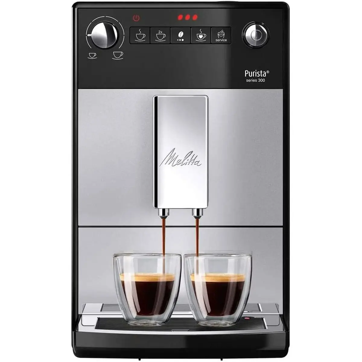 1450 W 15 bar 1 L silver F230-101 Melitta Super automatic coffee maker