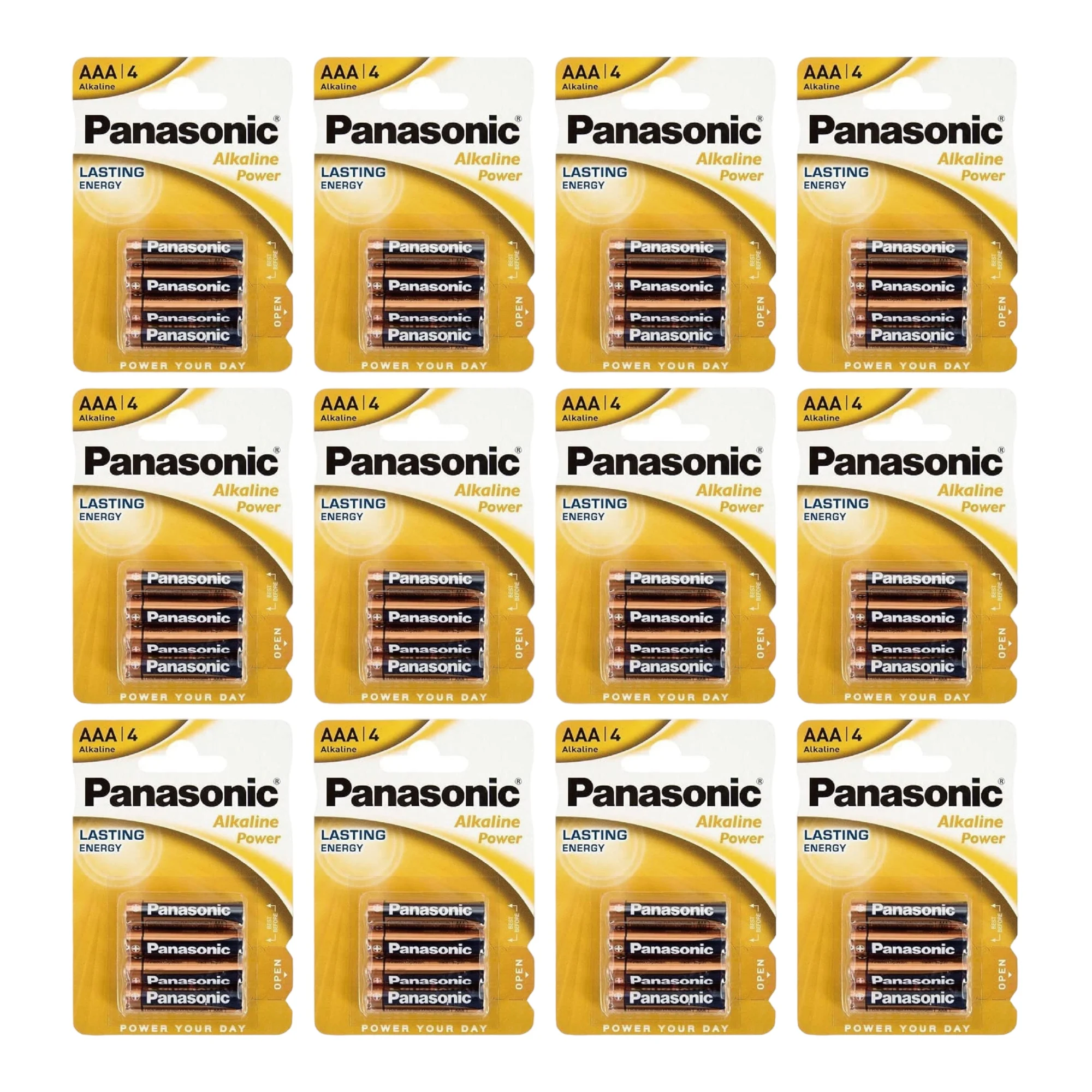 Panasonic AA or AAA batteries-1,5V alkaline battery Pack durable and reliable power for your devices! Panasonic POWER LR03 AAA Panasonic POWER LR6 AA (PILA001)