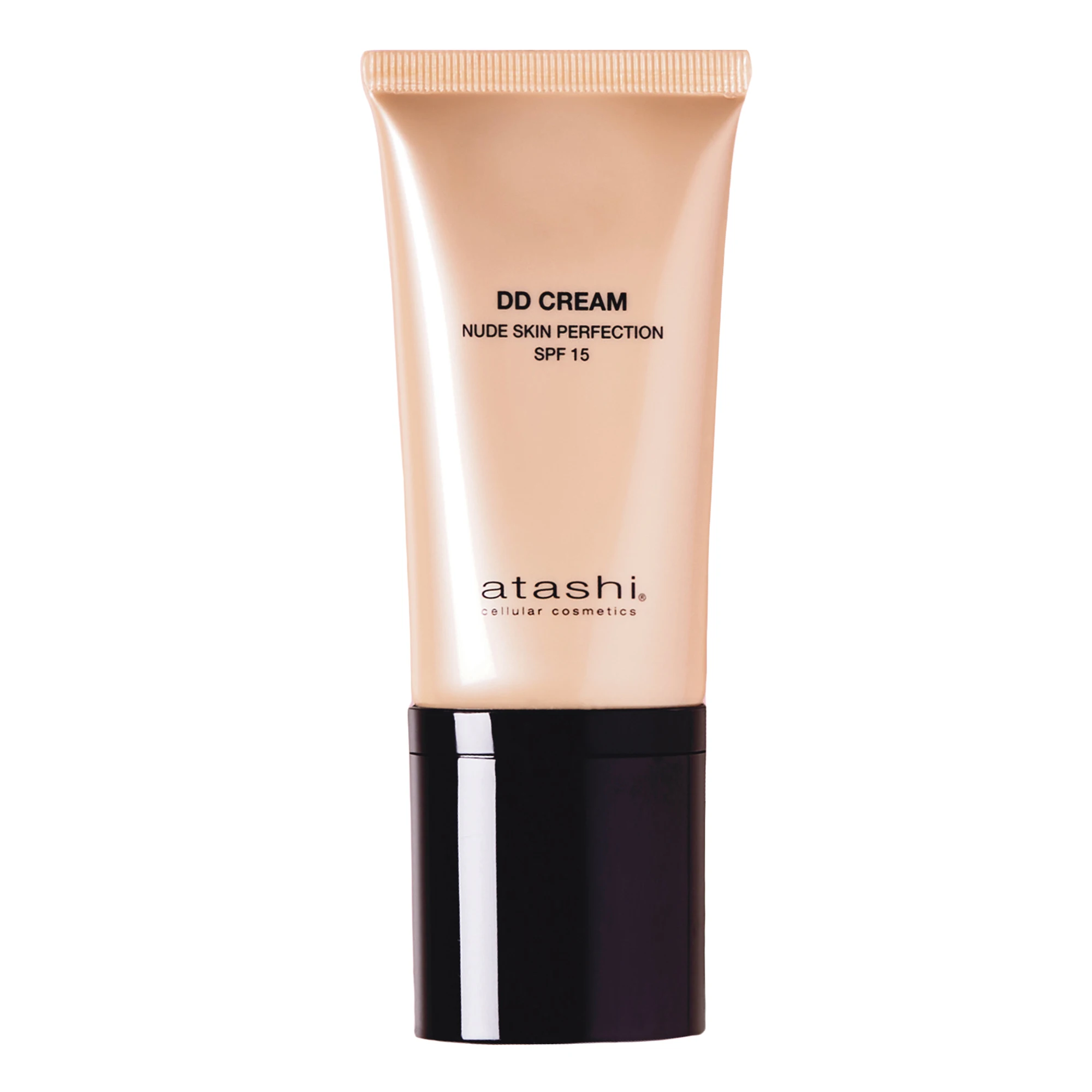 Atashi DD Cream Antiedad SPF 15 | Tratamiento Hidratante Antiedad con Color | Efecto Buena Cara, Flash, Lifting Inmediato | 8 beneficios en 1 | Con Retinol |  Efecto No Make Up Make Up | Para todo tipo de pieles | Disponible en 4 tonos | 50ml