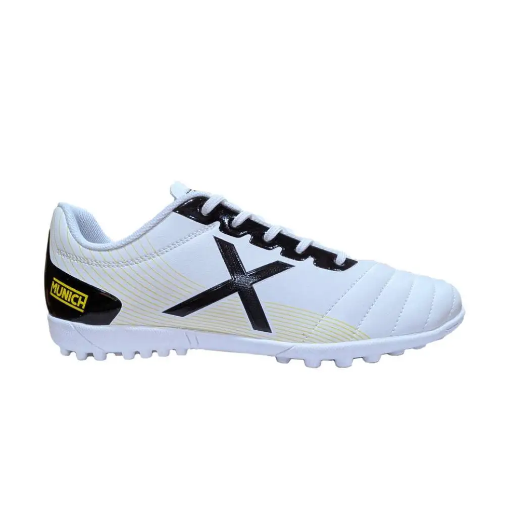 Zapatillas Munich Arenga Kid Turf Blancas para FĂştbol Infantil