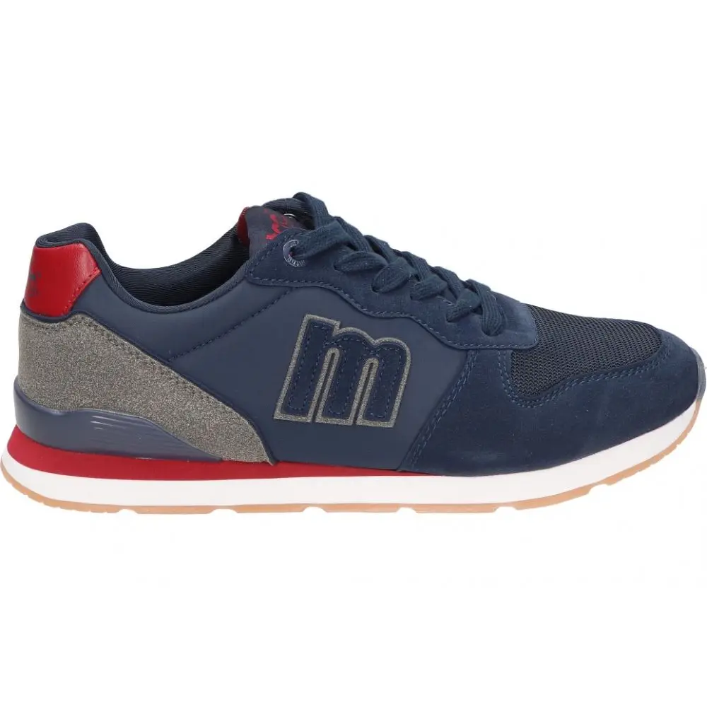 MTNG | Mustang Joggo Classic men's Casual Sneakers-navy blue sports with details-lace-up Sneakers-Casual style-comfortable-versatile-84467 model