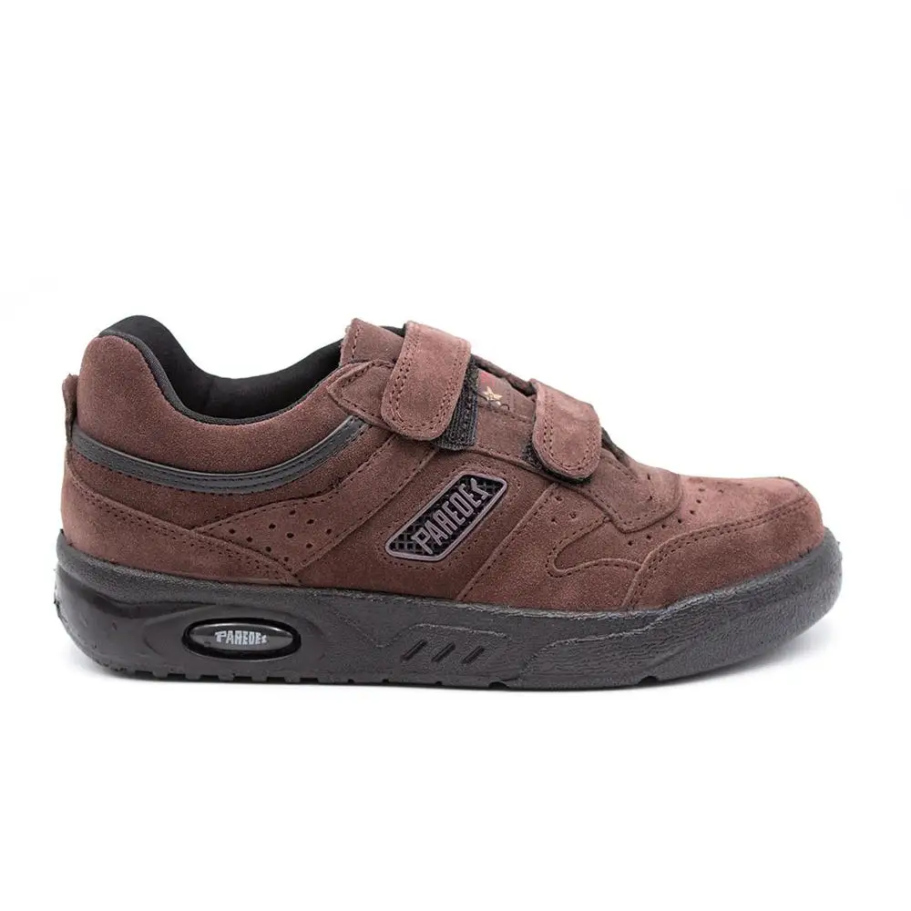 Paredes DP104 Zapatillas de deporte,de piel,suela de goma,sneakers,cierre con dos tiras adhesivas,clásicas para caballero