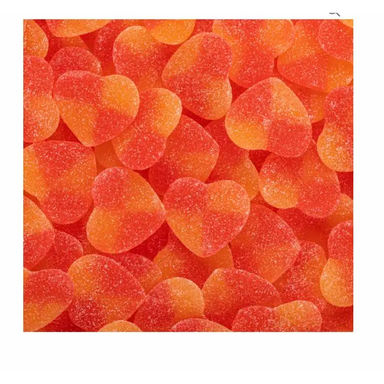 HARIBO MELOCOTON 250 ud aprox 1.75KG  son los clásicos caramelos de goma con forma de melocotón , que combina una irresistible textura y un intenso sabor a melocotón, SABOR ORIGINAL HARIBO TOP