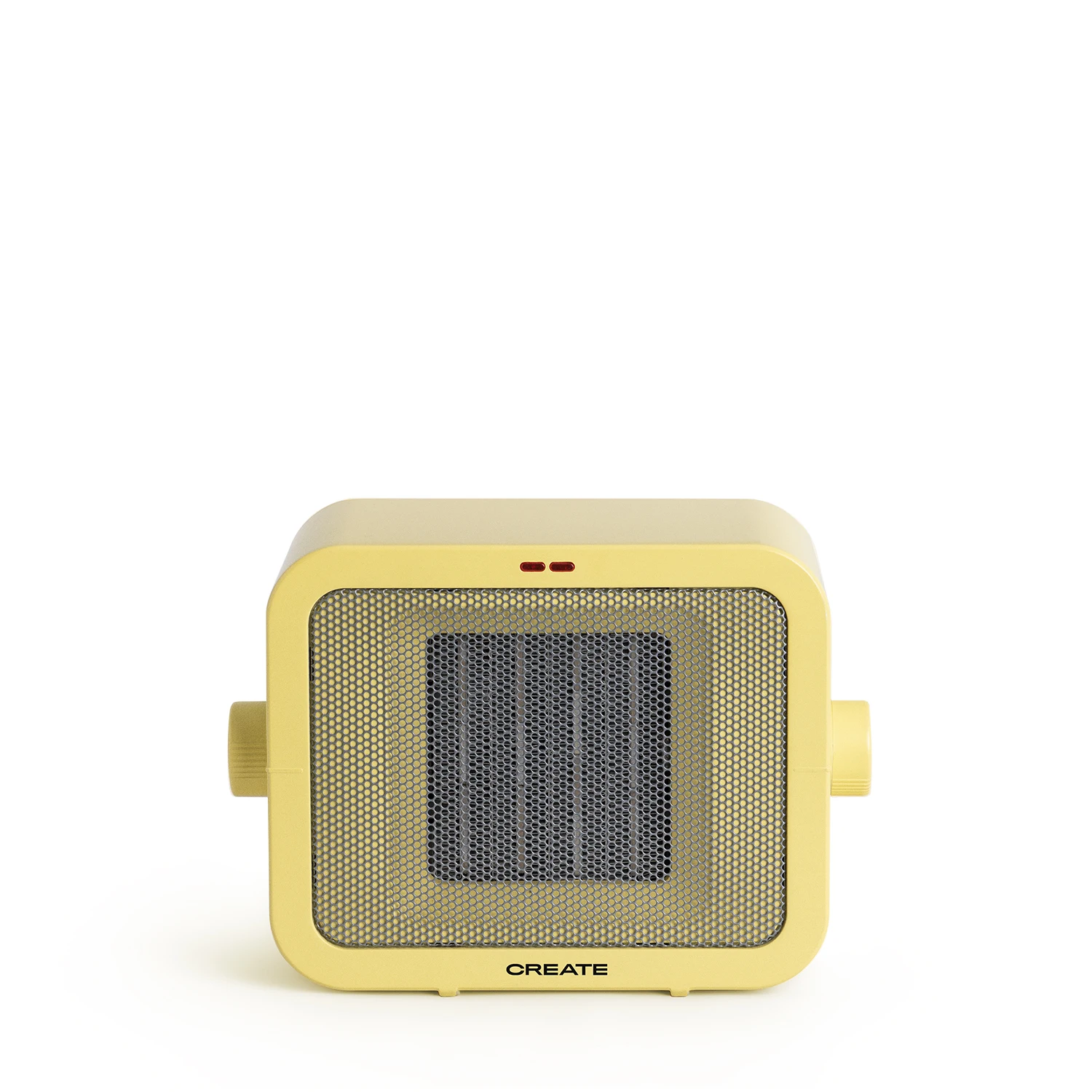 Create - 1500w ceramic room heater with safety system, lightweight and transportable - warm box