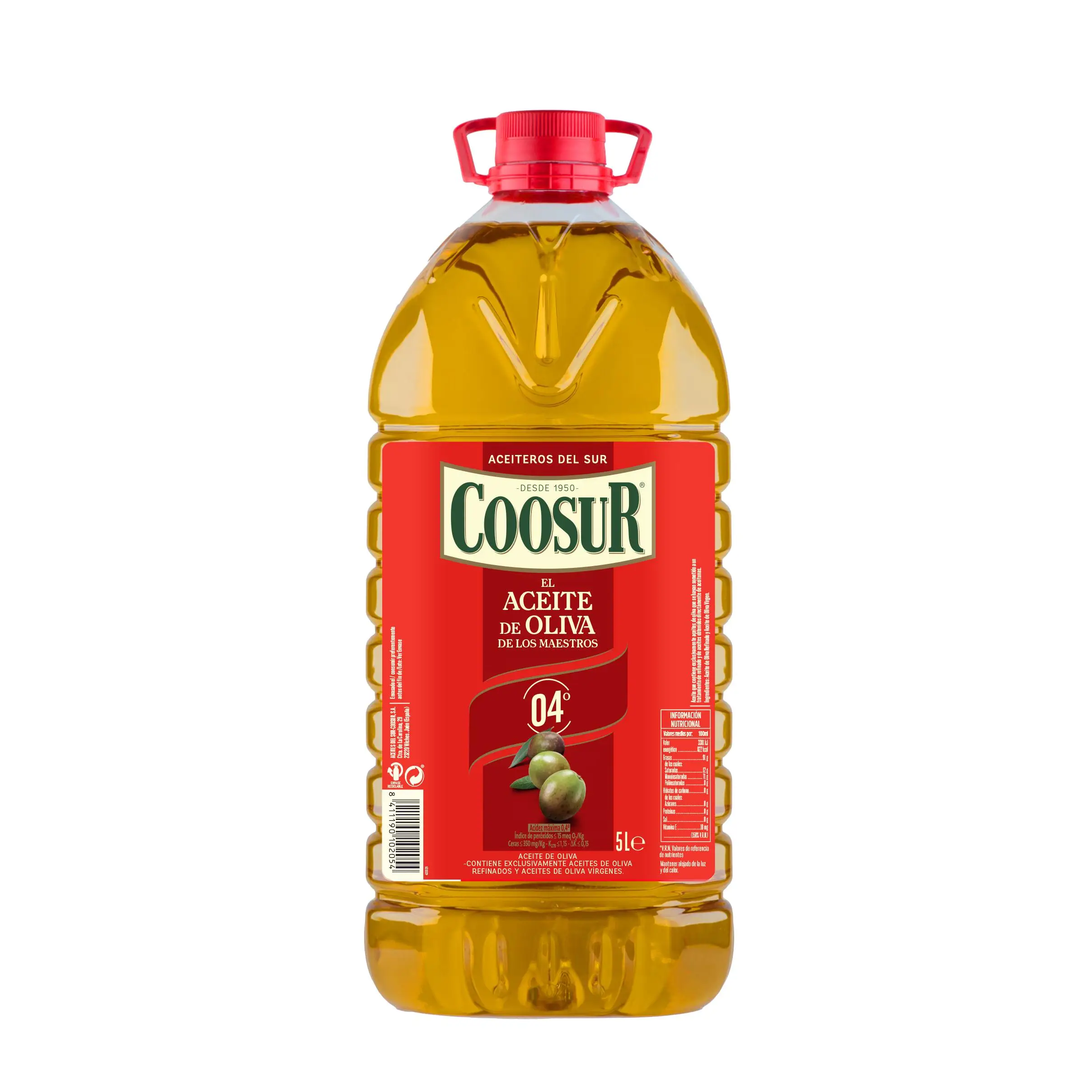 Aceite de Oliva 0,4 Garrafa 5L Suave Coosur