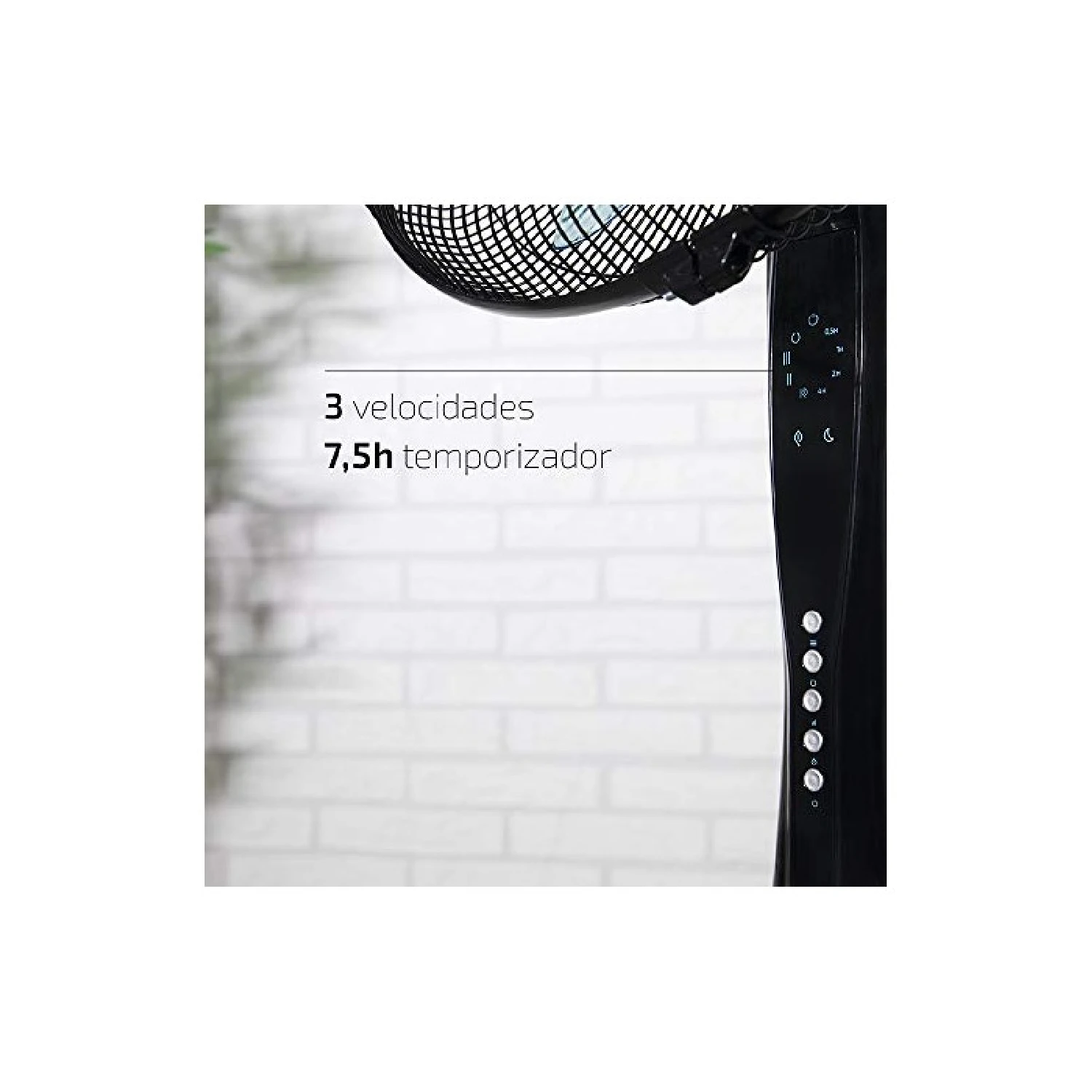 Cecotec energysilence 530 power connected black standing fan