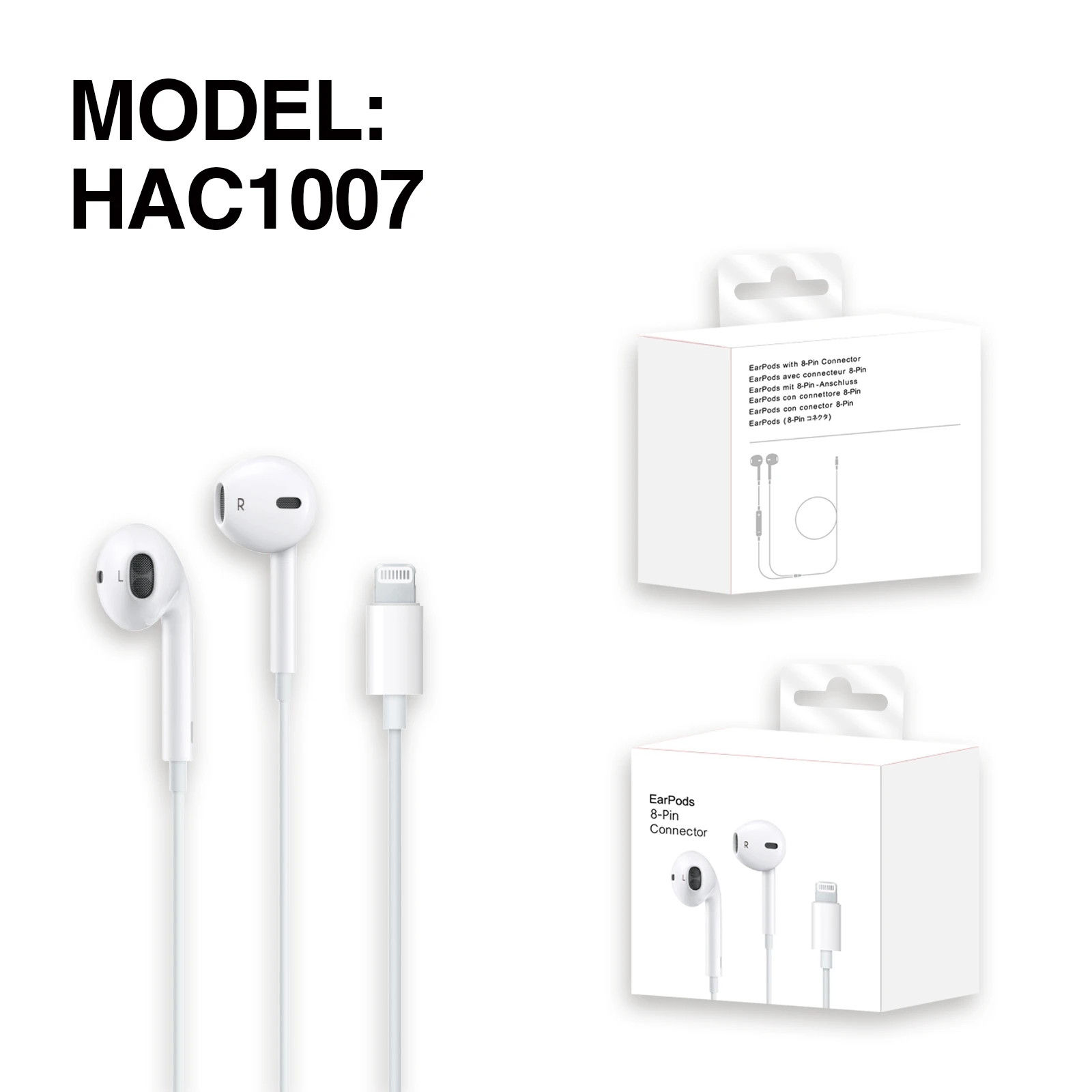 Auriculares con cable Lightning C100