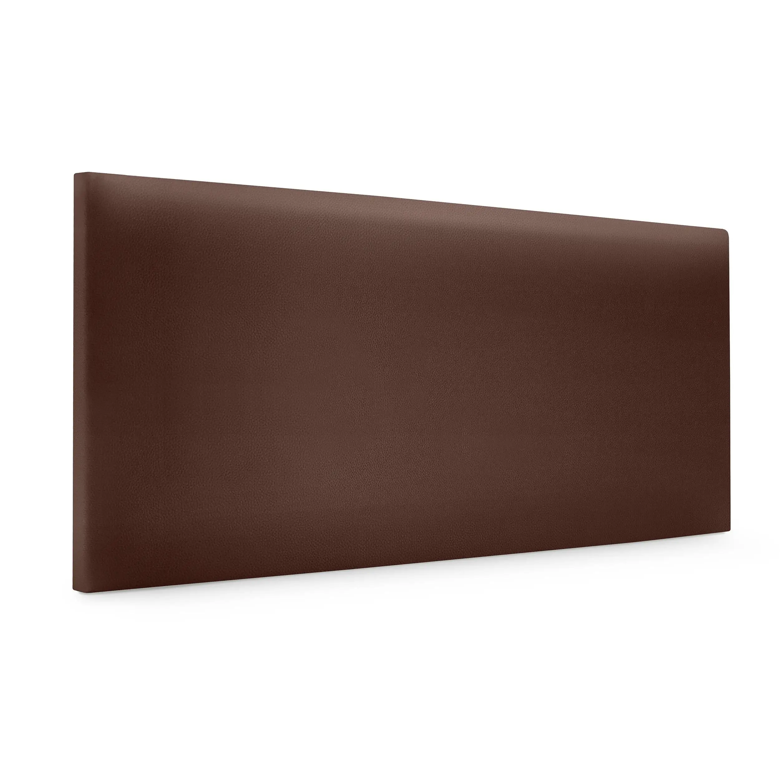 DHOME Cabecero de Polipiel o Tela AQUALINE Liso Cabeceros Cabezal Tapizado Cama Lujo (Chocolate Polipiel)