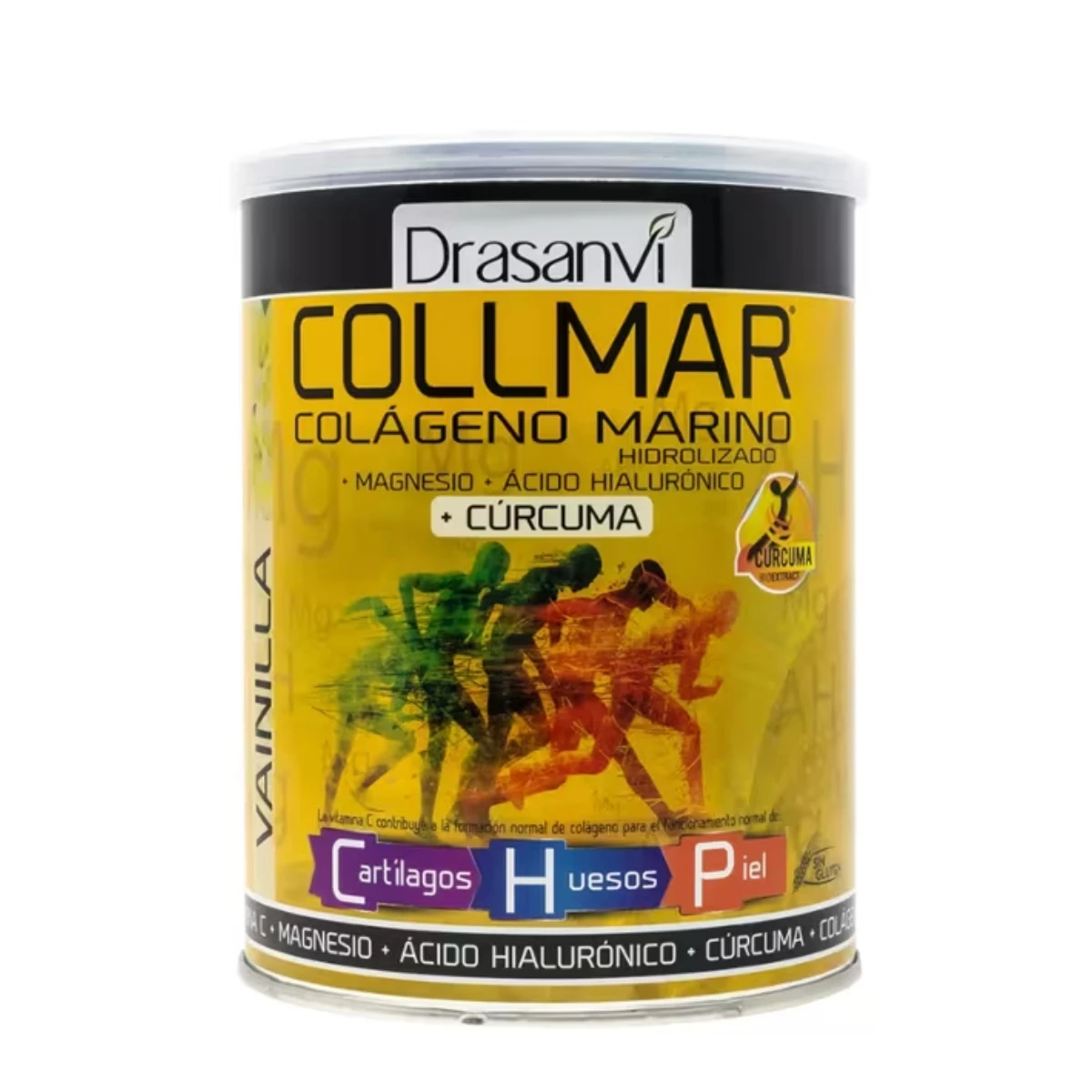 Drasanvi Collmar Colageno Marino + Curcuma - 300 gr - Suplemento para Salud Articular, Huesos y Cartílagos