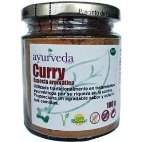 Ayurveda Curry Bio 100 gr Especia Aromática Natural para Cocina Ayurvedica 100g