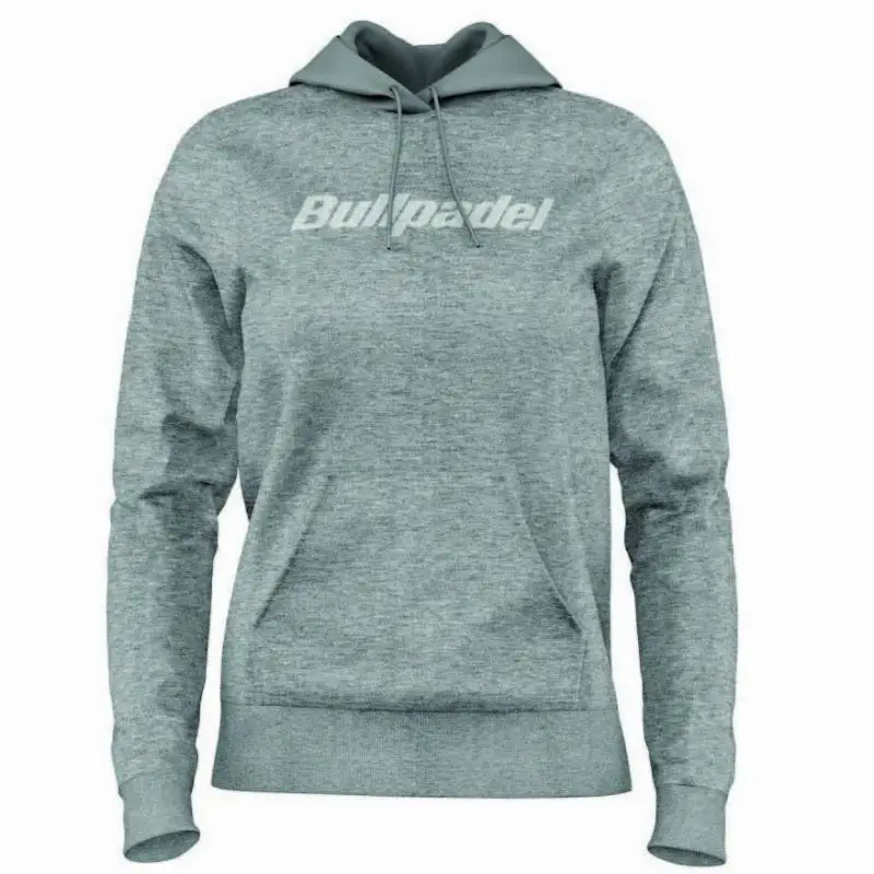 Sudadera Bullpadel Binea Gris Medio Vigore