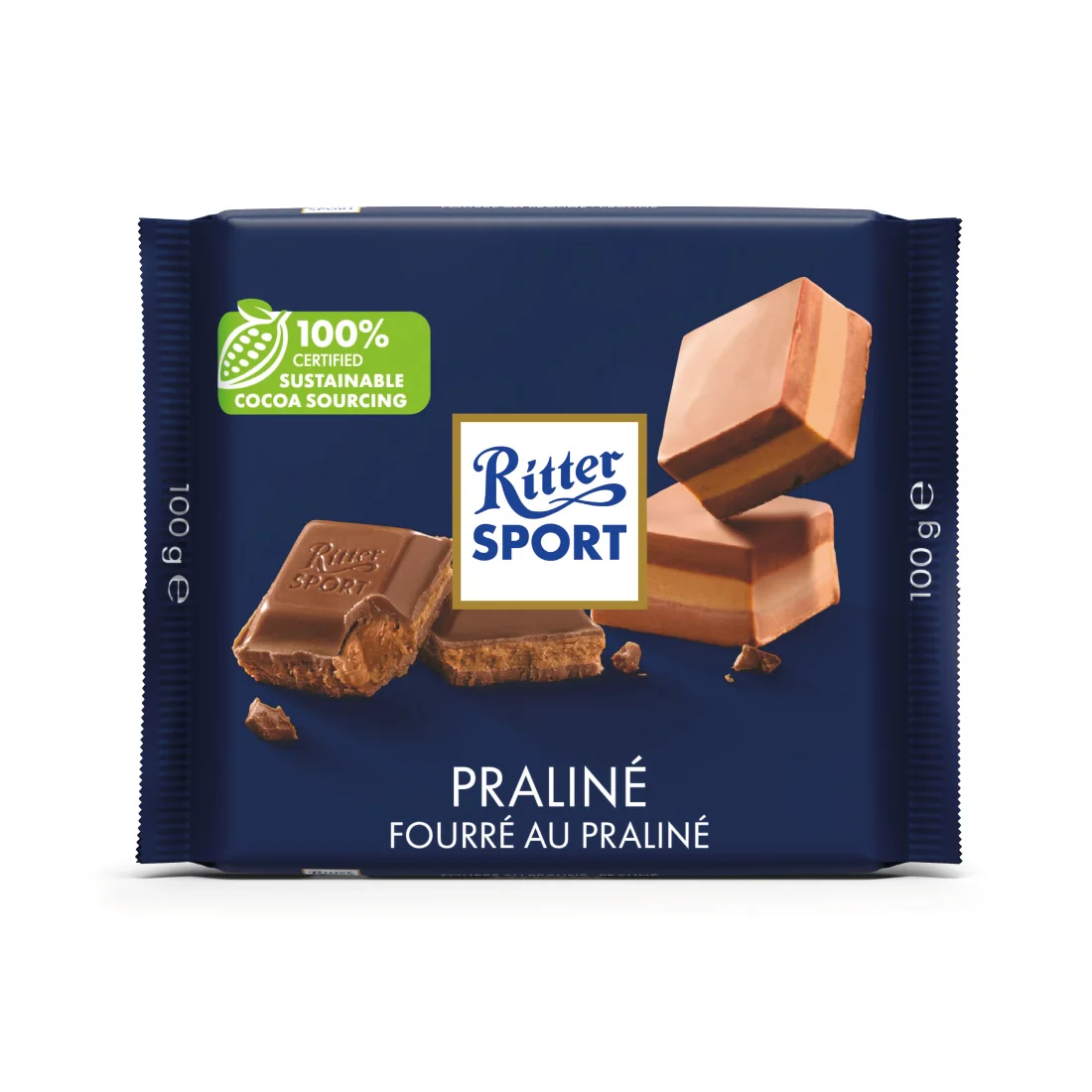 Ritter Sport, praline filled Chocolate, 100g