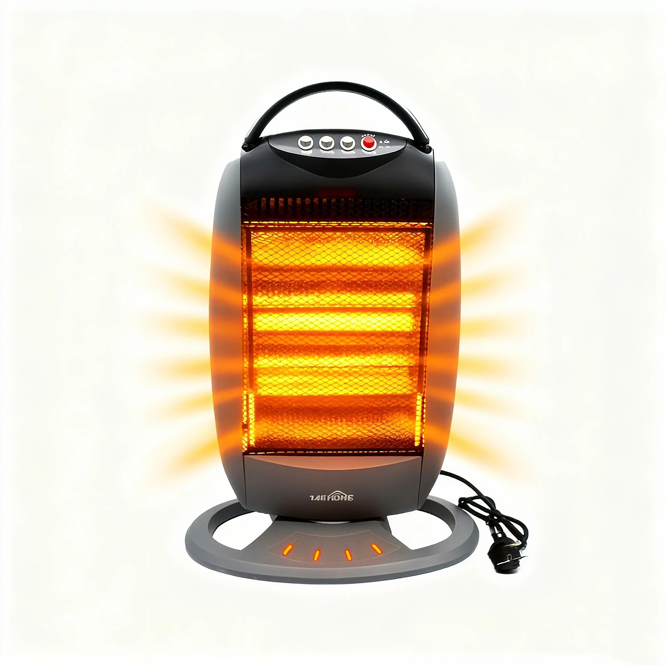 Estufa Calentador Eléctrico 1200W con 3 Niveles de Calor | Calefactor Portátil Oscilante con Protección Antivuelco | Calentador para Hogar y Oficina