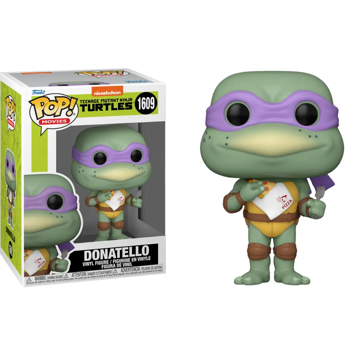 FUNKO POP! TORTUGAS NINJA - DONATELLO CON SERVILLETA, 76045, Nº1609, TIENDA CON LICENCIA OFICIAL