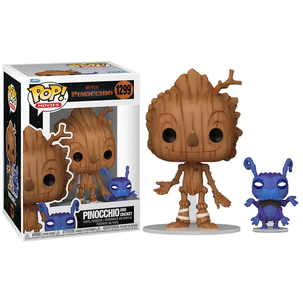 FUNKO POP! PINOCHO - PINOCHO Y EL GRILLO 67388, Nº 1299, FIGURA COLECCIONABLE DE VINILO, ENVÍO URGENTE 24-48 HORAS EN PENÍNSULA, TIENDA CON LICENCIA OFICIAL, JUGUETES, MUÑECOS, CABEZONES, PELICULA,