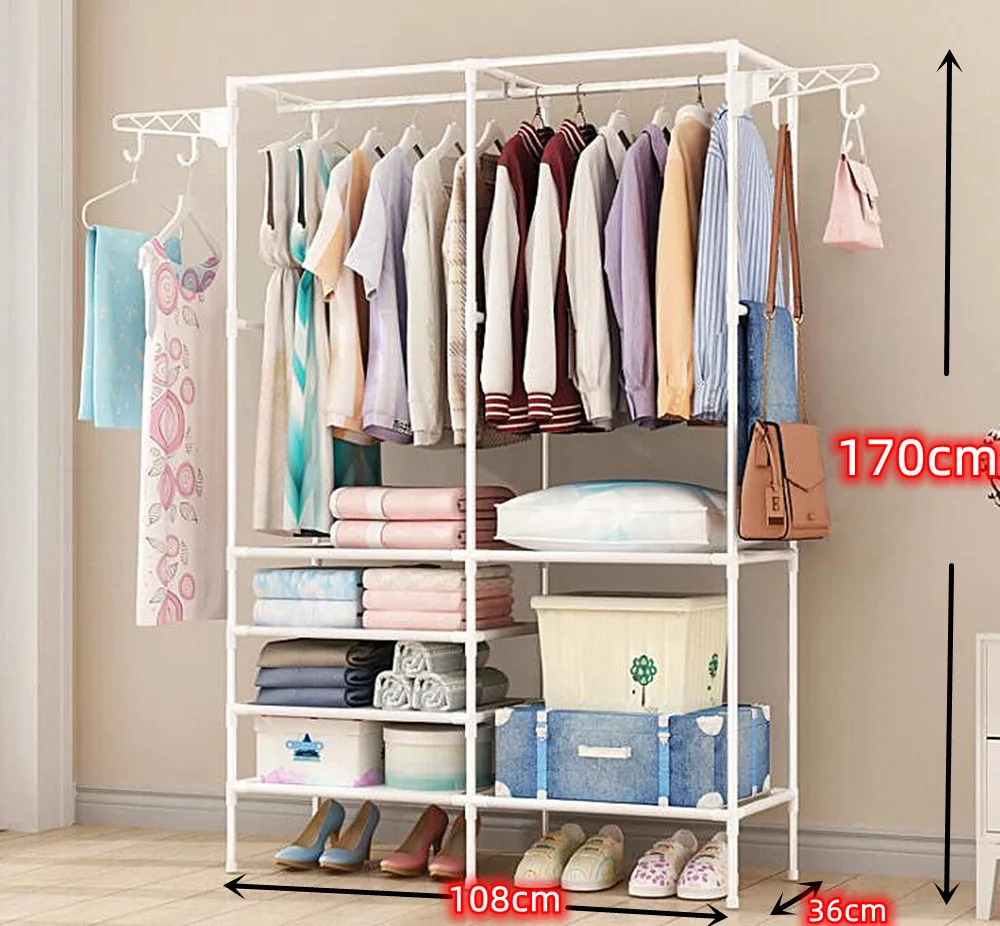 Stand rack and shoe rack Wall for clothes coats shelf clothes rack fashion shoe cupboard organizer lobby