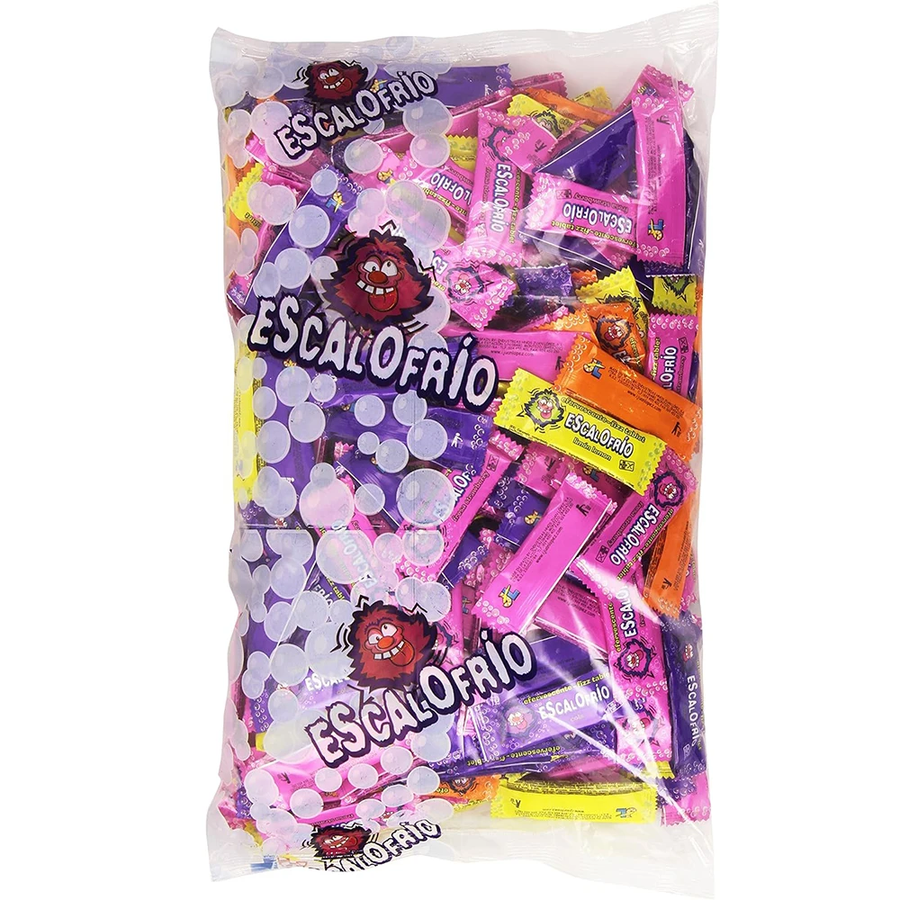 Chalight - bag of 300 units - fizz tablet - effervescent compressed candy - assorted chills gluten free 1080 g