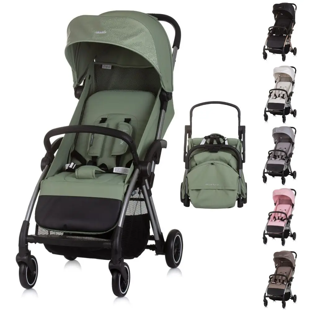 CHIPOLINO Silla de paseo ILLUSION con plegado automático, hasta 22 kg – Chipolino