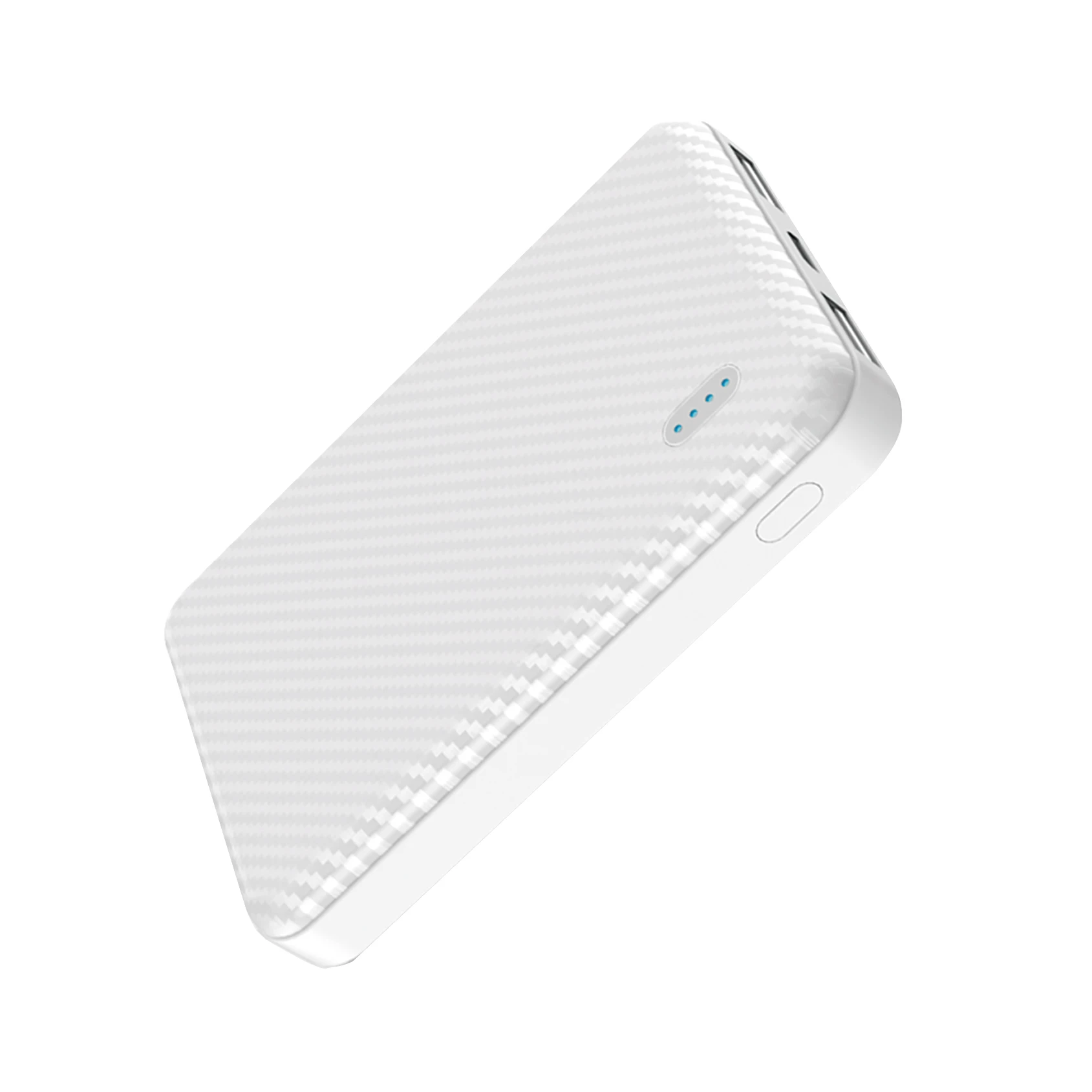 MYTT - Powerbank 5000mAh 12W, 1 Micro input-2 USB output, includes a 30cm 2A micro cable.