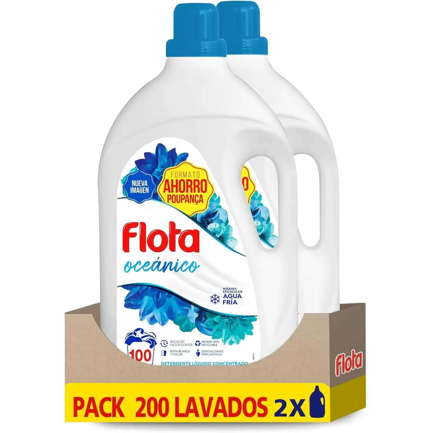 Ocean Fleet 2x100 washes liquid detergent-family saving format