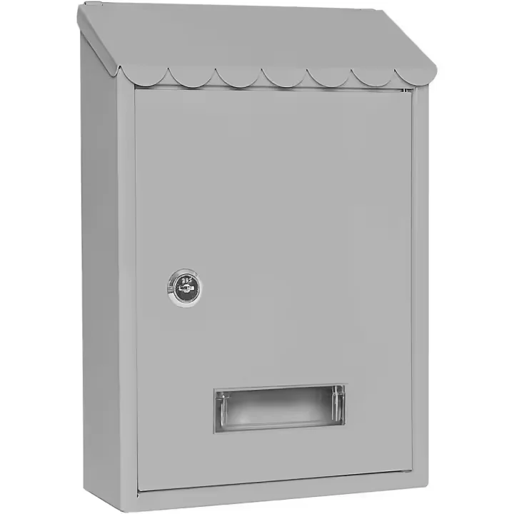 Ud - metal wall mailbox with lock and keys – waterproof, large capacity, easy installation |   3 colors (30x21.7x7 cm)