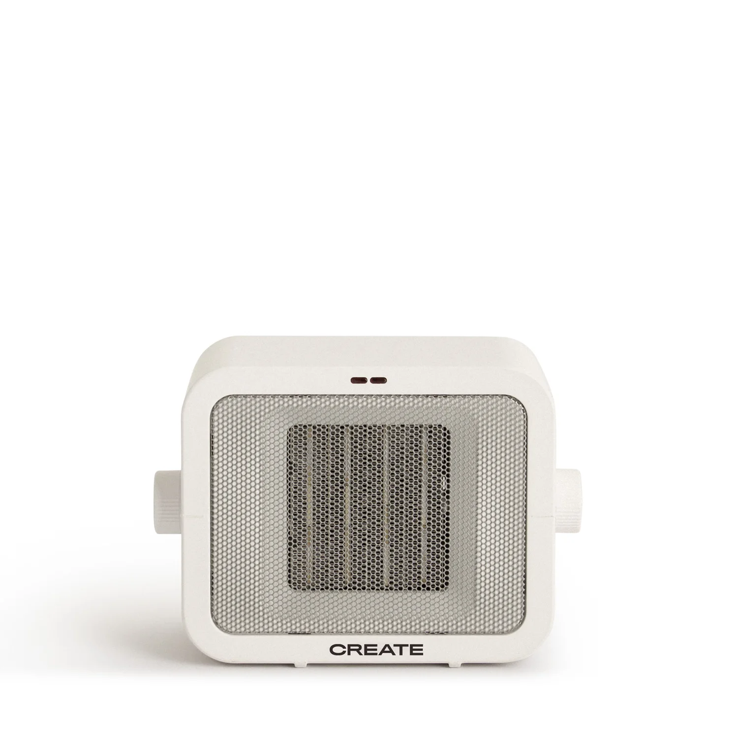 Create - 1500w ceramic room heater with safety system, lightweight and transportable - warm box