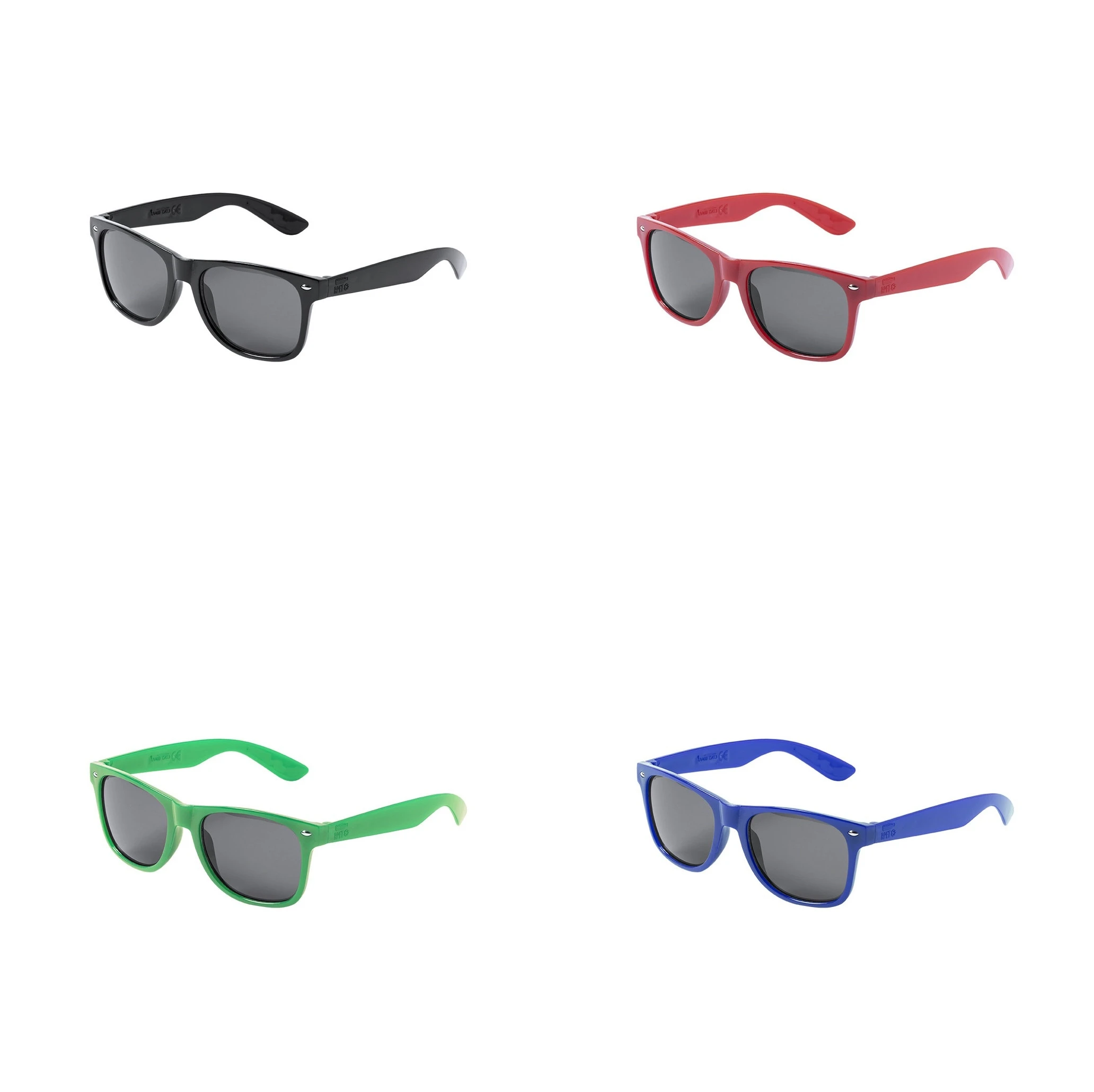Disok Lote de 10 Gafas de Sol Ecológicas de Plástico Reciclado RPET en Bolsa Kraft - Regalo Ideal regalos detalles originales