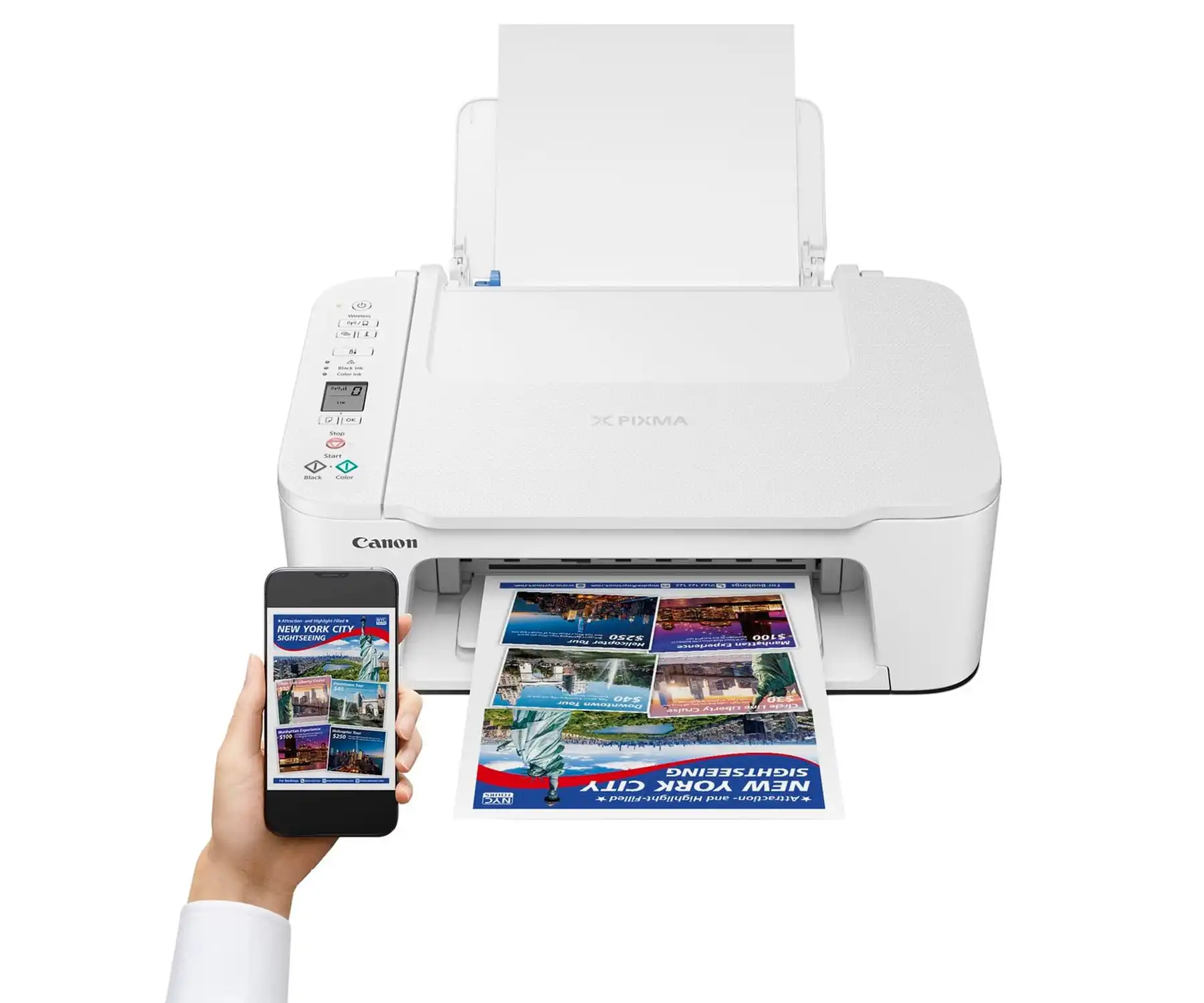 Canon pixma ts3751i white / wireless multifunction printer #3