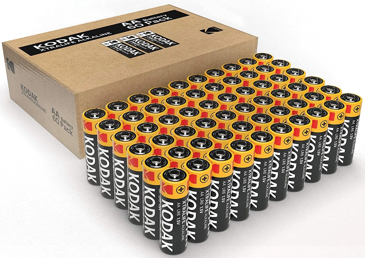 Dacada2005 KODAK batteries 60 PCs.(1,5V) AA alkaline alkalines LR6 - LR06